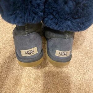 UGG Navy Shearling Boot